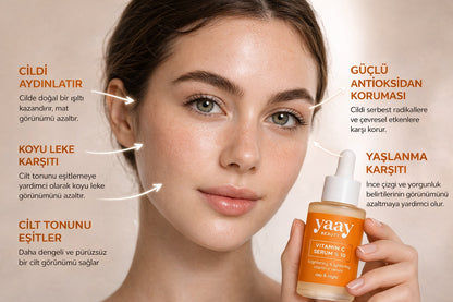 Yaay Beauty %10 Vitamin C Serum - 30 ml