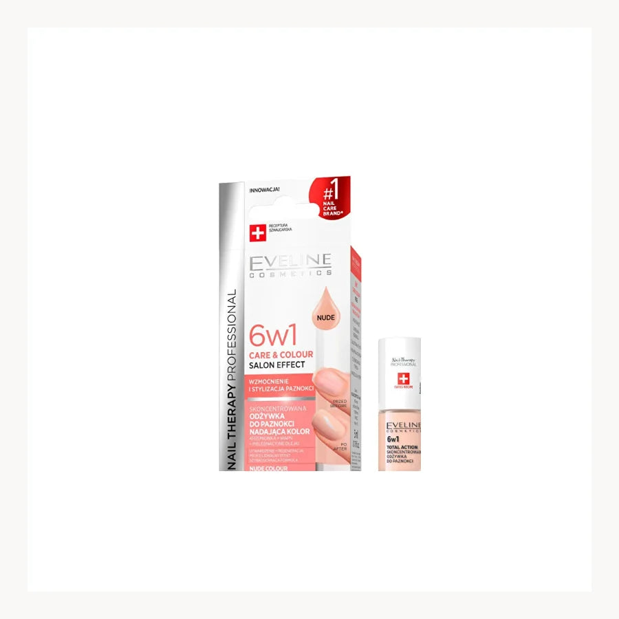 Eveline 6'sı 1 Arada Nude Tırnak Bakımı 5 ml